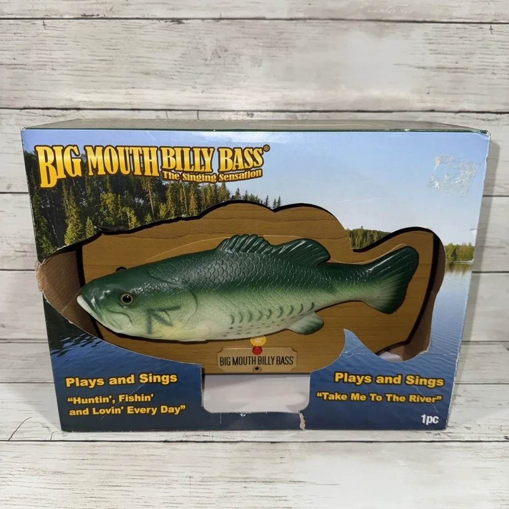 Big Mouth Billy Bass The Singing Sensation Singing Fish DOES NOT WORK PROPERLY